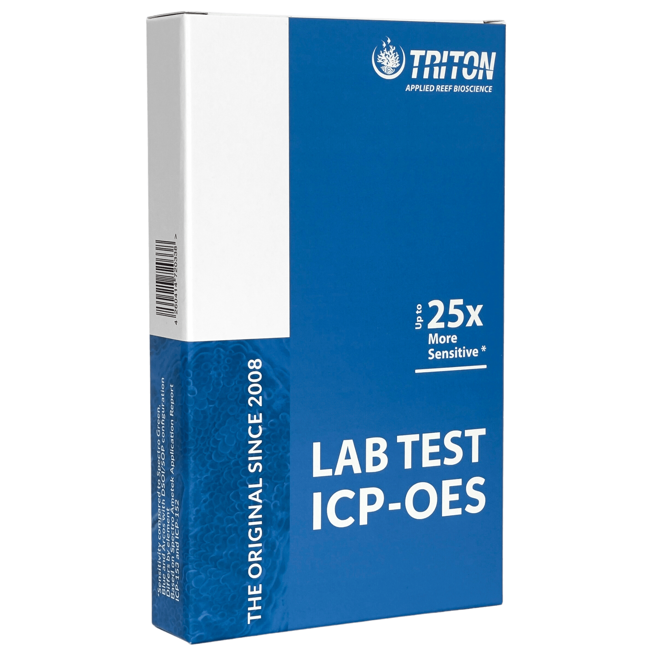Triton ICP Test Kissenverpackung Frontansicht.